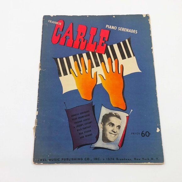 Frankie Carle Piano Serenades 1941 Book Of Music For 11 Songs 9x12 inches 36 pgs - Picture 1 of 6